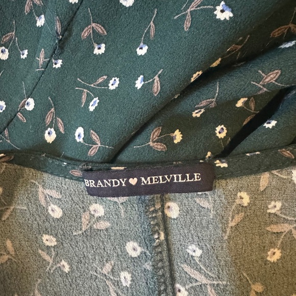 Brandy Melville Flower Wrap Dress - Picture 6 of 7